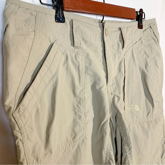 The North Face Long Khaki Nylon Hiking Shorts - Picture 7 of 7